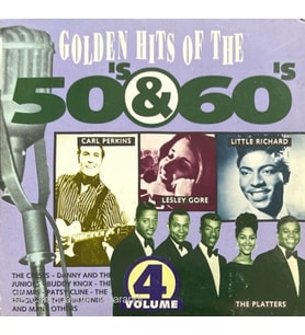 (Plak Değildir CD dir) CD Golden Hits Of The 50's & 60's Volume 4 CD (Karışık)