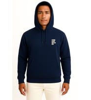 Kapüşonlu Çok Çalış Hayaller Büyük Cep ve Sırt Tasarımlı Unisex Sweatshirt