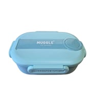 MUGGLE MS-20 304 PASLANMAZ ÇELİK TEK KATLI 2 BÖLMELİ 900 ML BESLENME YEMEK KABI/KUTUSU