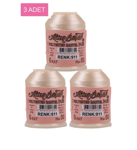 3 Adet Altınbaşak Oya ve Dantel İpi 20 gr - Royaleks - No: 911