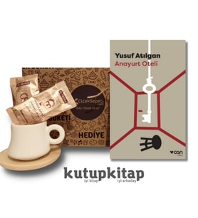 KutupKitap Bambu Fincan Türk Kahvesi Kişiye Özel Not Anayurt Oteli Yusuf Atılgan Kitap Hediye Set