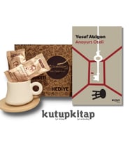 KutupKitap Bambu Fincan Türk Kahvesi Kişiye Özel Not Anayurt Oteli Yusuf Atılgan Kitap Hediye Set