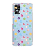 PrintiFy Samsung Galaxy S20 Plus ile Uyumlu 1mm Slim Fit Water Color 6 Baskılı Şeffaf  Kılıf