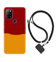 Omix X300 X500 X400 X600 X700 Kılıf Boyun Askılı Silikon Sarı Kırmızı Boya 1708