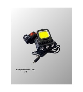 800 Lümen Çok Fonksiyonlu LED Kafa Feneri Hızlı Şarj Özellikli