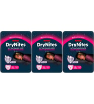 Drynites Emici Gece Külodu/Külot Bez Kız 13+ Yaş (48-60KG) X Large 60 Adet Mega Pk (3PK*20)