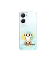 Vivo Y18 ile Uyumlu Splash Mirket Tasarımlı Şeffaf Silikon Kılıf