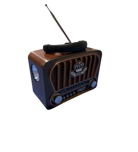ATASBEY RT-826.m Klasik Retro Solar Enerjili Fenerli , Nostalji Bluetooth/USB/Sd/ Radyo Mp3 Player Müzik Kutusu
