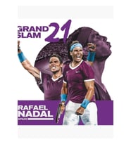 Rafa Grand Slam 21 Tablo Ahşap Poster Dekoratif
