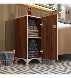 Kenzlife kilitli dolap rana29 cvz 68*29*29 banyo dolabı hazır mutfak ofis kiler kitaplık evrak ayaklı (Karışık)
