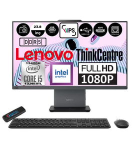Lenovo Thinkcentre Neo 24 50A Gen5 Intel Core I5 13420H 32GB Ddr5 256GB SSD Windows 11 Pro Intel® UHD Graphics 23.8" Fhd All In One Bilgisayar 12SC000QTRP06 + Zetta Flash Bellek