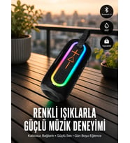Taşınabilir Şarjlı Hoparlör Güçlü Bas Yeni Nesil
