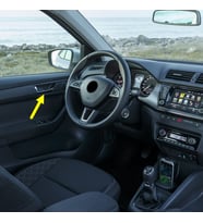 Skoda Fabia 3 2015-2018 Sol Ön Kapı İç Açma Kolu 6V0837221A