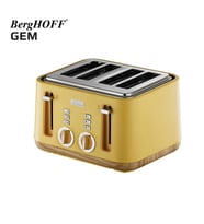 BergHOFF GEM NATURAL Sarı Dört Dilim Ekmek Kızartma Makinesi 7960001