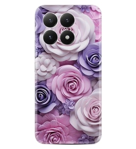 Xiaomi 15T Pro Kılıf Boutique Baskılı Resimli Mor Güller Pcode -029