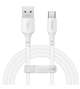 Baseus Simple Wisdom 100W USB to Type-C Hızlı Data Şarj Kablosu-(5775) - GLST6154-8604 (Beyaz)
