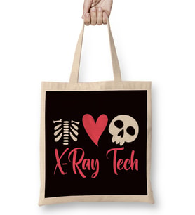 Rad Tech Radiology Radiologist Radiographer Technician Bez Çanta Uzun Saplı