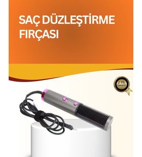 Çok Yönlü Kullanıma Uygun Saç Kurutma Ve Düzleştirme Fırçası