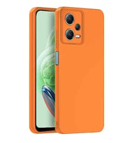 Note 12 Pro 5g Kılıf Nano İçi Kadife - Turuncu