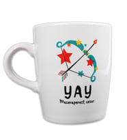 BEYAZ YAY BURÇ KUPA (Karışık)