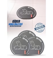 Gri Renk 3 Adet Kötü Koku Önleyici Silikon Mat Banyo Mutfak Lavabo Balkon Gider Tıpa Tıkacı Kapak