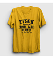 Presmono Unisex Sarı Boxing Club Mike Tyson T-Shirt 157657tt (Sarı)