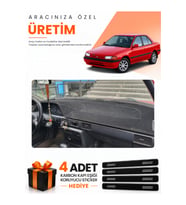 MAZDA 323 SEDAN (1991-1995) Uyumlu Torpido Koruma Örtüsü Oto Kılıfı - Siyah