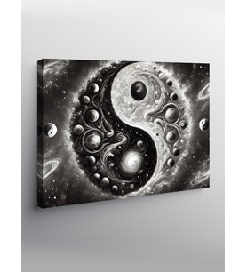 Kanvas Tablo Yin Yang Sembolü