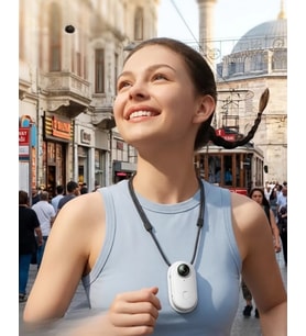 Taşınabilir Spor Kamera 1080p Full Hd Wifi Canlı İzleme Ve Loop Kayıt Özellikli