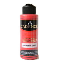 Cadence Premium Akrilik Boya 120 ml. 4350 Crimson Kırmızı 