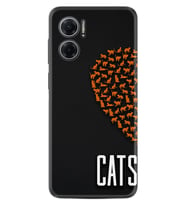 Xiaomi Redmi Note 11E Kılıf Silikon Desen Özel Seri Cats 1792