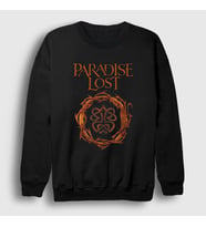 Presmono Unisex Siyah Logo Paradise Lost Sweatshirt 549970tt