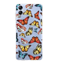 PrintiFy Samsung Galaxy A04e ile Uyumlu Water Color 2  Kamera Korumalı Şeffaf  Kılıf