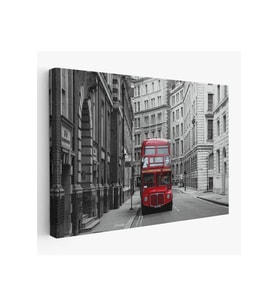 Londra Kırmızı Otobüs Tablosu-6622