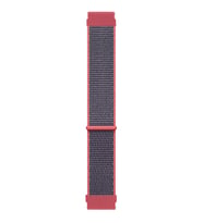 Microsonic Samsung Galaxy Watch 5 40mm Hasırlı Kordon Woven Sport Loop Koyu Pembe