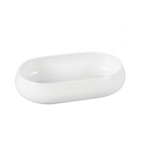 Mien Porselen Beyaz Oval Kase 20x10x5.1 cm