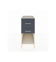 Kronos Komodin 2 Çekmeceli 44x59x96 Aytaşı-Antrasit