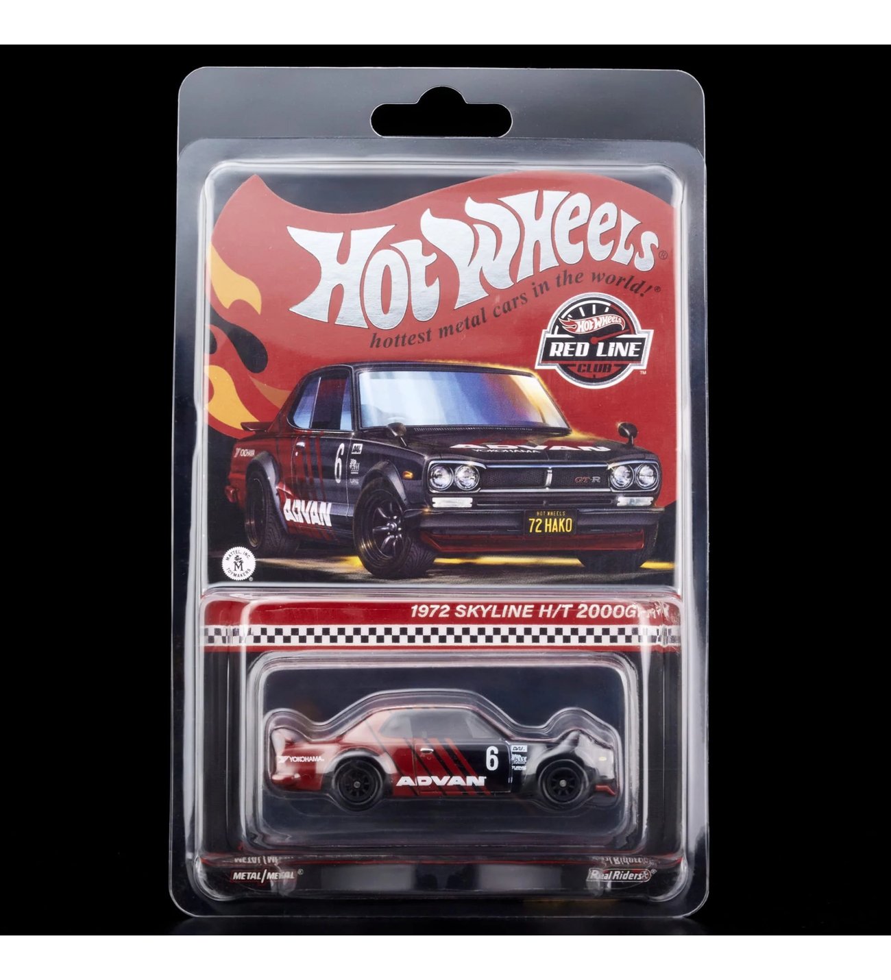 HOTWHEELS 1972 SKYLINE H/T 2000 GT-R RLC