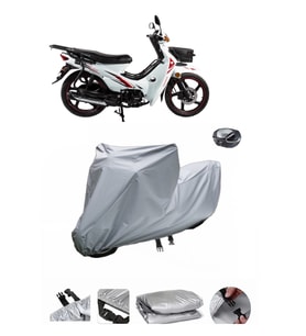 Arora AR 50-50 Kasırga  Su Geçirmez Motosiklet Brandası ARKA ÇANTA UYUMLU