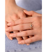 VERA AMETİS PIRLANTA EVLİLİK TEKLİF YÜZÜK- AK1236