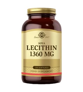 Solgar Lecithin 1360 Mg 100 Kapsül