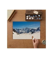 Karlı Dağlar - Manzara Tasarımı 240 parça Ahşap Puzzle Ahşap Kutuda MP03385