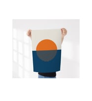 Çerçevesiz Poster, Dijital Baskı Soyut Turuncu Daire Poster, Minimal, Ev, Ofis, Mutfak Dekorasyon (Çok Renkli)