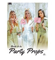 Bride To Be Pembe Konuşma Balonu 12'li Set Bekarlığa Veda Fotoğraf Aksesuarı