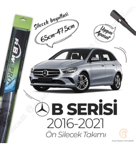 RBW PRO Muz Silecek Takımı Mercedes B Ser. B180 W246 2016-2021 ile uyumlu