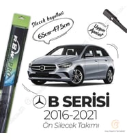 RBW PRO Muz Silecek Takımı Mercedes B Ser. B180 W246 2016-2021 ile uyumlu (Siyah)