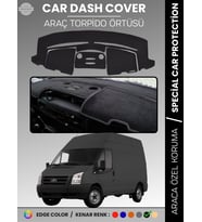 FORD TRANSİT (2013-2018) KAPAKLI Torpido Örtüsü Torpido Koruma Tam Uyum Kaymaz Kolay Montaj