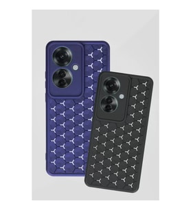 Oppo Reno 11f Kılıf Petek Silikon Kapak - Lacivert