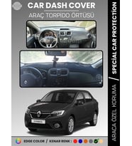 RENAULT SYMBOL 3 SAKLAMA GÖZSÜZ (2013-2021) Torpido Örtüsü Ön Göğüs Halı Torpido Koruma Tam Uyum