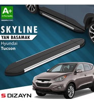 S-Dizayn Hyundai Tucson 2 Skyline Krom Yan Basamak 173 Cm 2004-2014 A+ Kalite